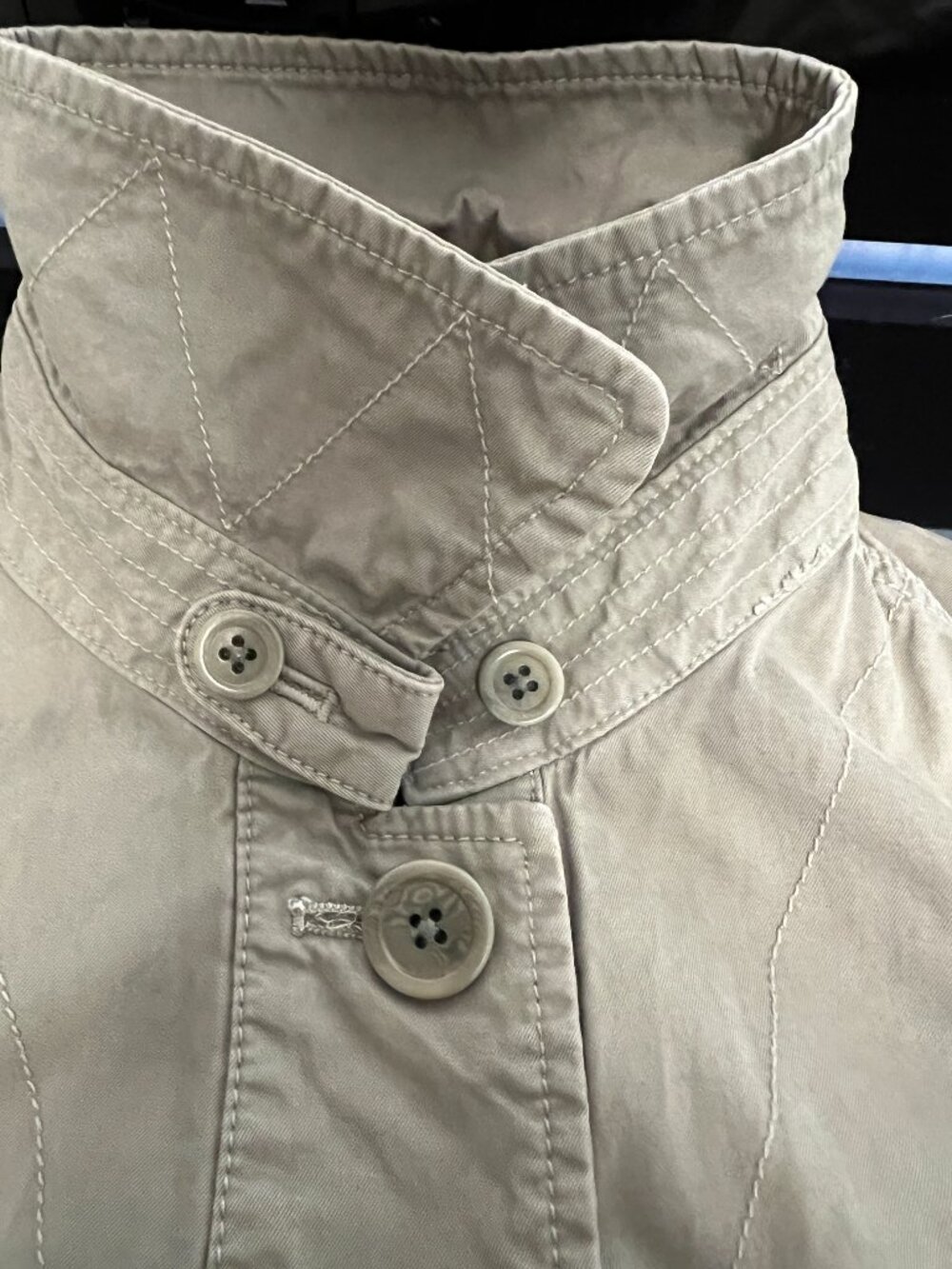 J CREW CLASSIC TWILL CHINO JACKET LIGHT ARMY GREEN SIZE L - Picture 5 of 11
